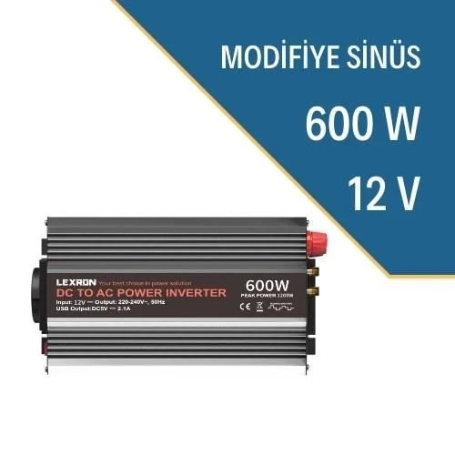 Lexron 600w-12v Modifiye Sinüs İnverter
